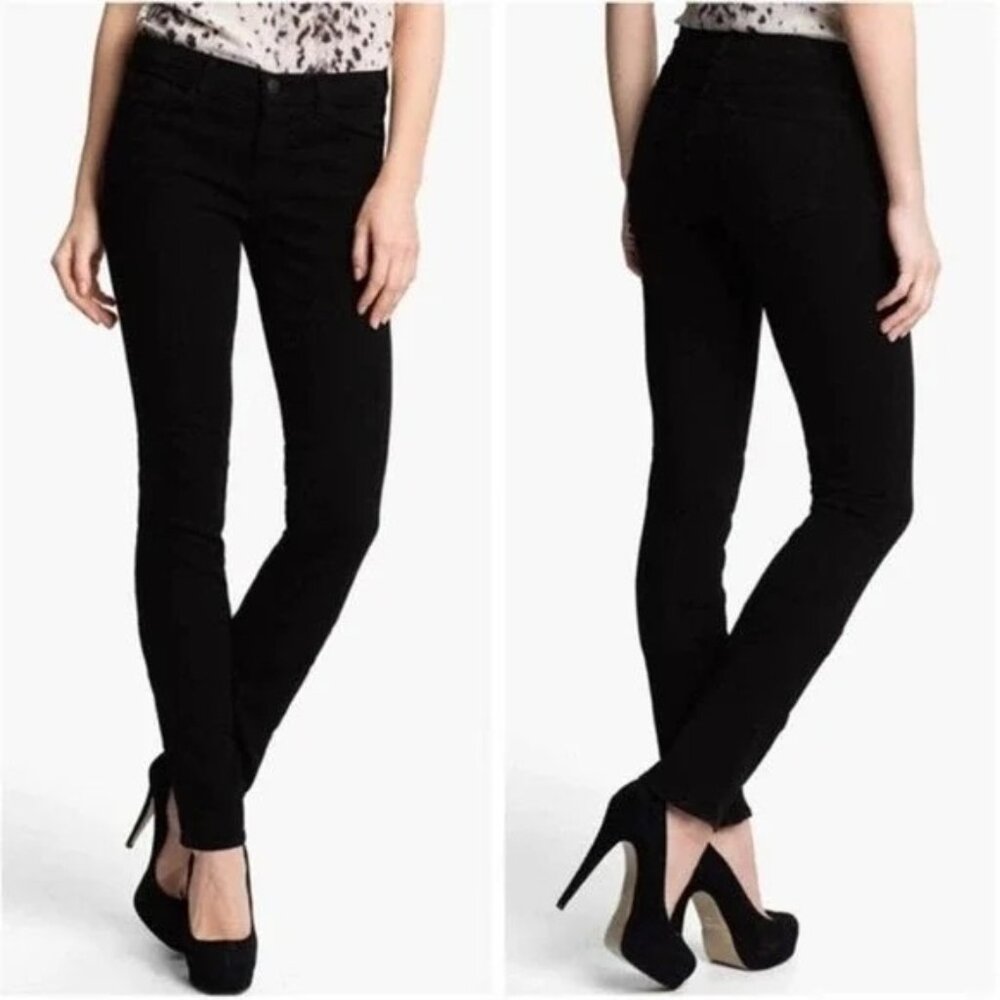 J Brand Jeans Size 28 Mid Rise Skinny Leg Jeans In Shadow Cotton Blend Casual